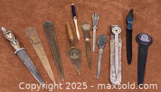 MaxSold Auction: Letter Openers - Douglas (Massachusetts, USA) PARTNER MANAGED Estate Sale Online Auction - Southwest Main Street
