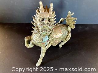 MaxSold Auction: Pair Brass Chi Lin Figures - Douglas (Massachusetts, USA) PARTNER MANAGED Estate Sale Online Auction - Southwest Main Street