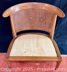 MaxSold Auction: Pair MCM-style Cane-back Cocktail Chairs - Douglas (Massachusetts, USA) PARTNER MANAGED Estate Sale Online Auction - Southwest Main Street