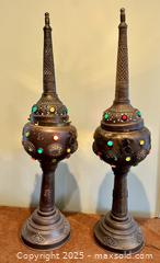 MaxSold Auction: Pair Moroccan Table Lamps - Douglas (Massachusetts, USA) PARTNER MANAGED Estate Sale Online Auction - Southwest Main Street