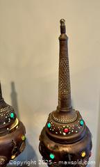 MaxSold Auction: Pair Moroccan Table Lamps - Douglas (Massachusetts, USA) PARTNER MANAGED Estate Sale Online Auction - Southwest Main Street