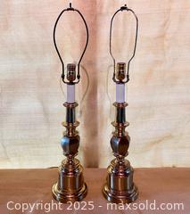 MaxSold Auction: Pair Stiffel Brass Lamps - Douglas (Massachusetts, USA) PARTNER MANAGED Estate Sale Online Auction - Southwest Main Street