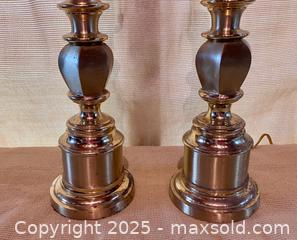MaxSold Auction: Pair Stiffel Brass Lamps - Douglas (Massachusetts, USA) PARTNER MANAGED Estate Sale Online Auction - Southwest Main Street