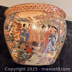 MaxSold Auction: Satsuma Koi Fish Bowl and Stand  - Douglas (Massachusetts, USA) PARTNER MANAGED Estate Sale Online Auction - Southwest Main Street