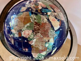 MaxSold Auction: Two Kalifano Gemstone Globes - Douglas (Massachusetts, USA) PARTNER MANAGED Estate Sale Online Auction - Southwest Main Street