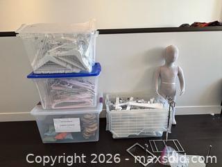 MaxSold Auction: Child/Baby Retail Hangers, Closet Dividers, Air Purifying Bags and Mannequin Lot - Toronto (Ontario, Canada) SELLER MANAGED Downsizing Online Auction - Bright Street