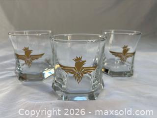 MaxSold Auction: Glassware: Vintage gold-embossed bird glasses x3 - Toronto (Ontario, Canada) SELLER MANAGED Downsizing Online Auction - Bright Street