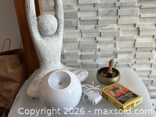 MaxSold Auction: Mixed Lot: Bronze Singing Bowl, Diffuser, Power Animal Oracle Cards - Toronto (Ontario, Canada) SELLER MANAGED Downsizing Online Auction - Bright Street