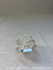 MaxSold Auction: One Oleg Cassini Crystal Votive Holder (small)  - Toronto (Ontario, Canada) SELLER MANAGED Downsizing Online Auction - Bright Street