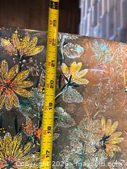 MaxSold Auction:  Vintage MCM TV Tray – Yellow Floral, Metal - Toronto (Ontario, Canada) SELLER MANAGED Downsizing Online Auction - Bright Street