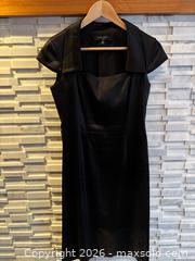 MaxSold Auction: Womens Nine West Black Faux Silk Cap-Sleeve Dress  - Toronto (Ontario, Canada) SELLER MANAGED Downsizing Online Auction - Bright Street