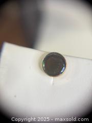 MaxSold Auction: 14k Gold + Ammolite Stud Earrings - Hamilton (Ontario, Canada) SELLER MANAGED Estate Sale Online Auction - Gertrude Street