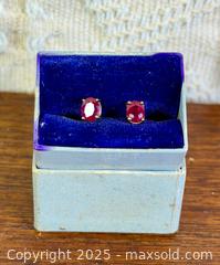 MaxSold Auction: 9k Gold + Ruby Stud Earrings - Hamilton (Ontario, Canada) SELLER MANAGED Estate Sale Online Auction - Gertrude Street
