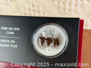 MaxSold Auction: Canada 2005 $5 End of WWII, 60th Anniversary Pure Silver Coin w/ COA - Hamilton (Ontario, Canada) SELLER MANAGED Estate Sale Online Auction - Gertrude Street