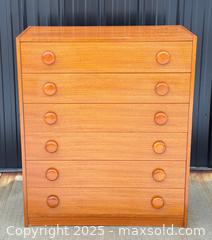 MaxSold Auction: Danish Teak Chest of Drawers by Engedahl, 1960s - Hamilton (Ontario, Canada) SELLER MANAGED Estate Sale Online Auction - Gertrude Street
