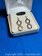 MaxSold Auction: Infinity Loop Earrings Made With Swarovski Crystals - Hamilton (Ontario, Canada) SELLER MANAGED Estate Sale Online Auction - Gertrude Street