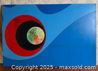 MaxSold Auction: Michael Yaworski - Acrylic on Board Painting &#39;HE GAMMA EXPERI&#39; - Hamilton (Ontario, Canada) SELLER MANAGED Estate Sale Online Auction - Gertrude Street