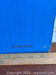 MaxSold Auction: Michael Yaworski - Acrylic on Board Painting &#39;HE GAMMA EXPERI&#39; - Hamilton (Ontario, Canada) SELLER MANAGED Estate Sale Online Auction - Gertrude Street