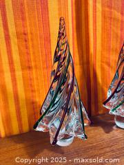 MaxSold Auction: Pair of Vintage Murano Art Glass Christmas Trees - Hamilton (Ontario, Canada) SELLER MANAGED Estate Sale Online Auction - Gertrude Street