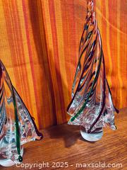 MaxSold Auction: Pair of Vintage Murano Art Glass Christmas Trees - Hamilton (Ontario, Canada) SELLER MANAGED Estate Sale Online Auction - Gertrude Street