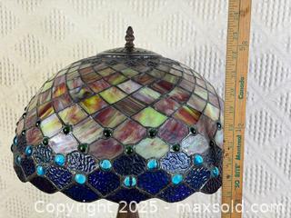 MaxSold Auction: Tiffany Style, Leaded Stain Glass Table Lamp - Hamilton (Ontario, Canada) SELLER MANAGED Estate Sale Online Auction - Gertrude Street