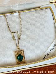 MaxSold Auction: Vintage 10k Gold-Filled Pendant Necklace - Hamilton (Ontario, Canada) SELLER MANAGED Estate Sale Online Auction - Gertrude Street