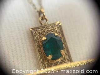 MaxSold Auction: Vintage 10k Gold-Filled Pendant Necklace - Hamilton (Ontario, Canada) SELLER MANAGED Estate Sale Online Auction - Gertrude Street