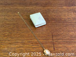 MaxSold Auction: Vintage 14k Gold-Filled Cameo Locket Necklace - Hamilton (Ontario, Canada) SELLER MANAGED Estate Sale Online Auction - Gertrude Street