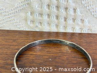 MaxSold Auction: Vintage 925 Sterling Silver Bangle - Hamilton (Ontario, Canada) SELLER MANAGED Estate Sale Online Auction - Gertrude Street