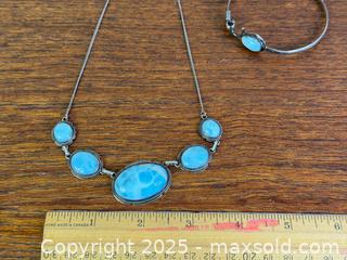 MaxSold Auction: Vintage 925 Sterling Silver + Larimer - Necklace + Bangle - Hamilton (Ontario, Canada) SELLER MANAGED Estate Sale Online Auction - Gertrude Street