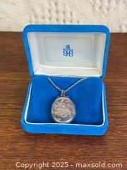 MaxSold Auction: Vintage BIRKS Sterling Pendant Locket + Chain - Hamilton (Ontario, Canada) SELLER MANAGED Estate Sale Online Auction - Gertrude Street