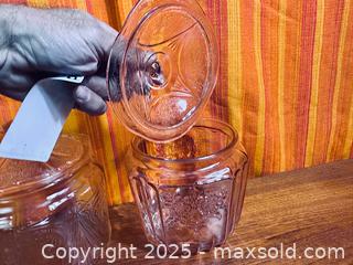 MaxSold Auction: Vintage Depression Glass Cookie Jars - Hamilton (Ontario, Canada) SELLER MANAGED Estate Sale Online Auction - Gertrude Street