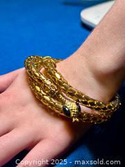 MaxSold Auction: Vintage Estate Costume Snake Bracelet - Hamilton (Ontario, Canada) SELLER MANAGED Estate Sale Online Auction - Gertrude Street