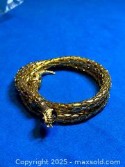 MaxSold Auction: Vintage Estate Costume Snake Bracelet - Hamilton (Ontario, Canada) SELLER MANAGED Estate Sale Online Auction - Gertrude Street