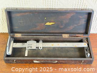 MaxSold Auction: Vintage Grey Rushton Precision Vernier Height Gauge Engineering Tool – Boxed - Hamilton (Ontario, Canada) SELLER MANAGED Estate Sale Online Auction - Gertrude Street