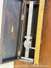MaxSold Auction: Vintage Grey Rushton Precision Vernier Height Gauge Engineering Tool – Boxed - Hamilton (Ontario, Canada) SELLER MANAGED Estate Sale Online Auction - Gertrude Street