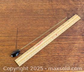 MaxSold Auction: Vintage &#39;Smoky Quartz&#39; Pendant Necklace - Gold-Filled - Hamilton (Ontario, Canada) SELLER MANAGED Estate Sale Online Auction - Gertrude Street