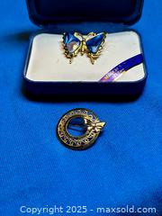 MaxSold Auction: Vtg Aniki Paua Shell Butterfly Brooch + - Hamilton (Ontario, Canada) SELLER MANAGED Estate Sale Online Auction - Gertrude Street