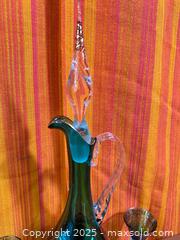 MaxSold Auction: Vtg. Empoli Green /Gold Decanter Set - Hamilton (Ontario, Canada) SELLER MANAGED Estate Sale Online Auction - Gertrude Street