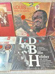 MaxSold Auction: 10 Vintage Jazz & Blues Vinyl Records – Ella Fitzgerald, Louis Armstrong, Billie Holiday & - Toronto (Ontario, Canada) SELLER MANAGED Moving Online Auction - 1/2  Wellesley Street East