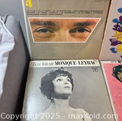 MaxSold Auction: 10 Vintage Vinyl Records – Edith Piaf, Monique Leyrac, Jacques Brel & More - Toronto (Ontario, Canada) SELLER MANAGED Moving Online Auction - 1/2  Wellesley Street East