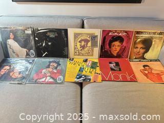 MaxSold Auction: 10 Vintage Vocal & Jazz Vinyl Records – Eartha Kitt, Peggy Lee, Thelonious Monk, Cleo Lain - Toronto (Ontario, Canada) SELLER MANAGED Moving Online Auction - 1/2  Wellesley Street East