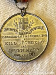 MaxSold Auction: 1911 King George V & Queen Mary Coronation Commemorative Medal with Ribbon  - Toronto (Ontario, Canada) SELLER MANAGED Moving Online Auction - 1/2  Wellesley Street East