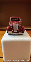 MaxSold Auction: 1936 Ford Deluxe 5-Window Coupe Diecast Model (Red) – Opening Hood & Doors, Detailed Inter - Toronto (Ontario, Canada) SELLER MANAGED Moving Online Auction - 1/2  Wellesley Street East