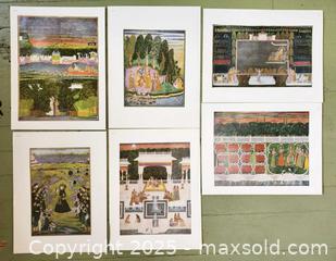 MaxSold Auction: 1982 Kishangarh Painting Portfolio — Lalit Kala Akademi, 6 Art Prints - Toronto (Ontario, Canada) SELLER MANAGED Moving Online Auction - 1/2  Wellesley Street East