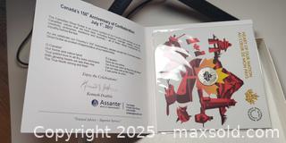 MaxSold Auction: 2017 Canada 150 Commemorative Silver Dollar in Presentation Folder  - Toronto (Ontario, Canada) SELLER MANAGED Moving Online Auction - 1/2  Wellesley Street East