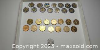 MaxSold Auction: 29 Canadian Loonies & Toonies – Mixed Commemorative Emblems  - Toronto (Ontario, Canada) SELLER MANAGED Moving Online Auction - 1/2  Wellesley Street East