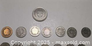 MaxSold Auction: 33 Swiss Franc Coins – Mixed Denominations & Years - Toronto (Ontario, Canada) SELLER MANAGED Moving Online Auction - 1/2  Wellesley Street East