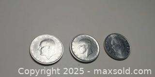 MaxSold Auction: 3 Vintage Turkish Coins – 1 Lira (1975 & 1978) and 25 Kurus (1974)  - Toronto (Ontario, Canada) SELLER MANAGED Moving Online Auction - 1/2  Wellesley Street East