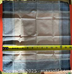 MaxSold Auction: 9 Vintage Handkerchiefs – Linen & Cotton, Monogrammed “M,” Assorted Patterns - Toronto (Ontario, Canada) SELLER MANAGED Moving Online Auction - 1/2  Wellesley Street East